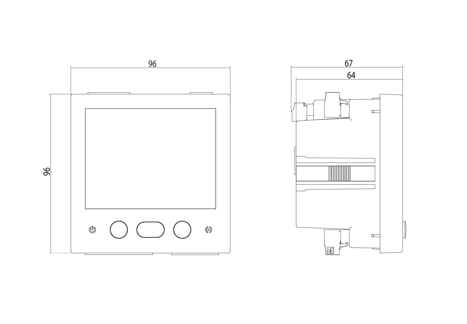 Dreiphasen-Netzanalysator Panel Circutor CVM-C11-ITF-IN-485-ICT2 mit der Referenz M58541. von der Marke CIRCUTOR