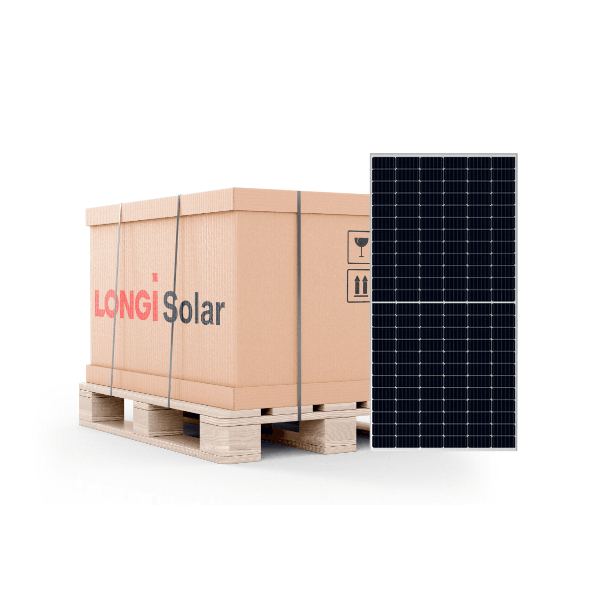 Pack 31 Solarmodul 555W Longi HI-MO5m LR5-72HPH-555M mit der Referenz LR5-72HPH 555WP von der Marke LONGI
