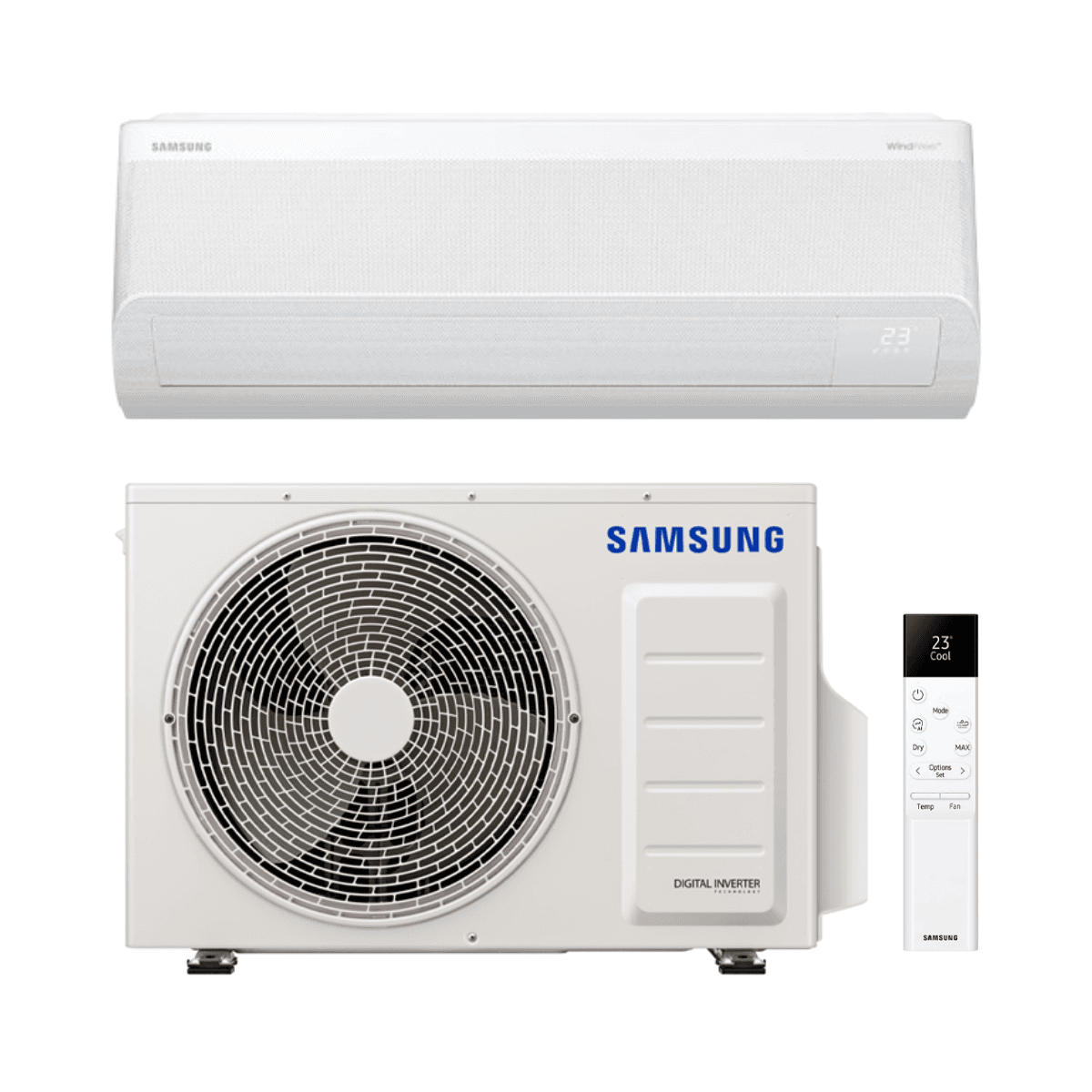 Klimaanlage mit WLAN Samsung WindFree Comfort S2 F-AR60F24NX 6,5 kW 24000 BTU mit der Referenz F-AR60F24NX von der Marke SAMSUNG