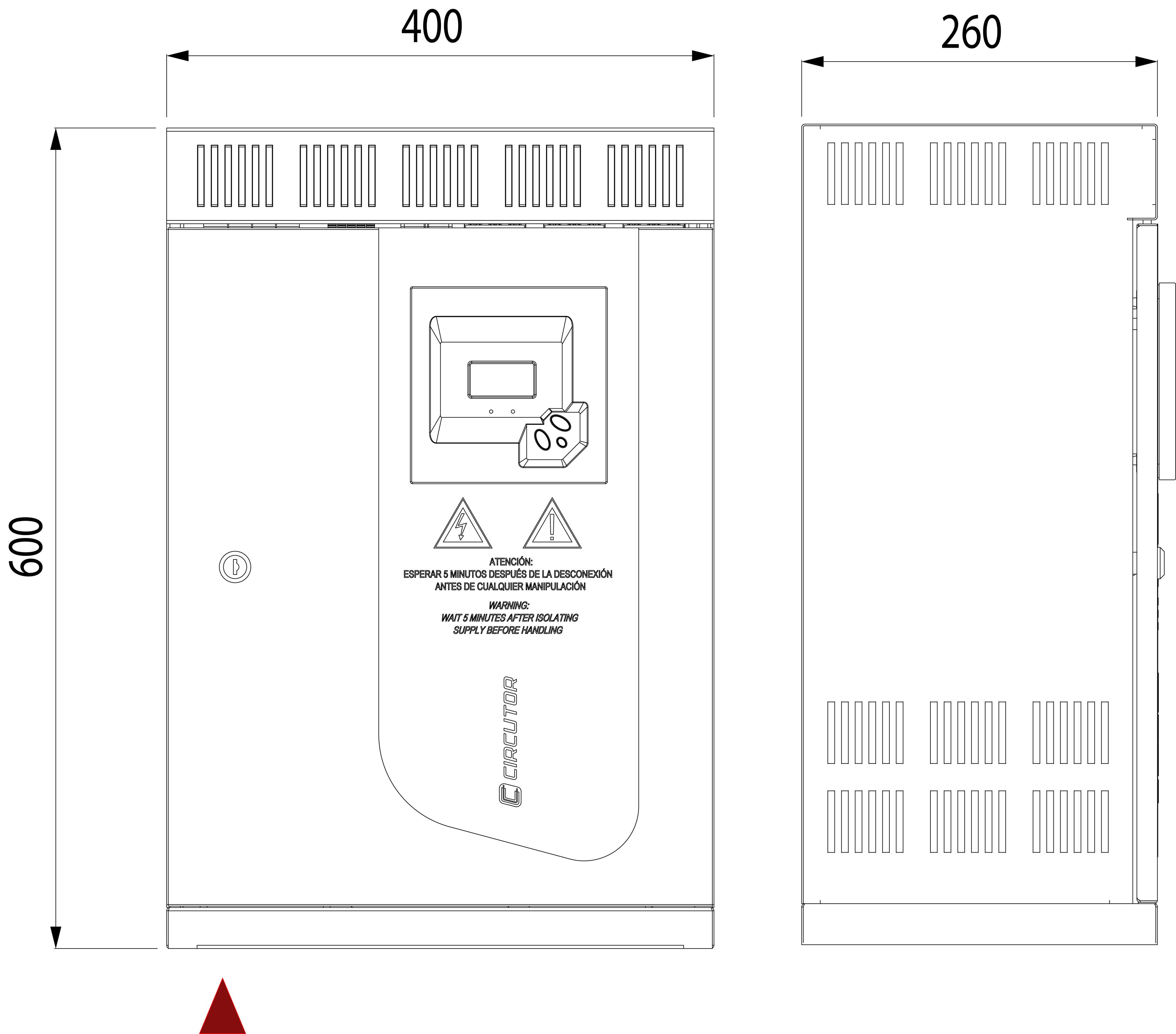 Kondensatorbatterie Circutor OPTIM 3 P&P-52,5-440 mit der Referenz R3L170. von der Marke CIRCUTOR