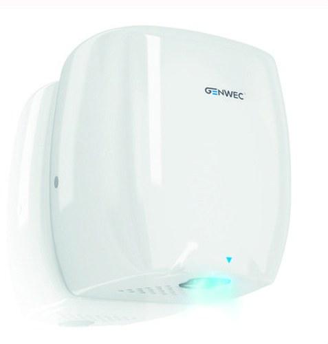 Elektronischer Sensors Händetrockner E-flow weißes Aluminium 220-240V mit der Referenz GW01 12 02 00 von der Marke GENWEC