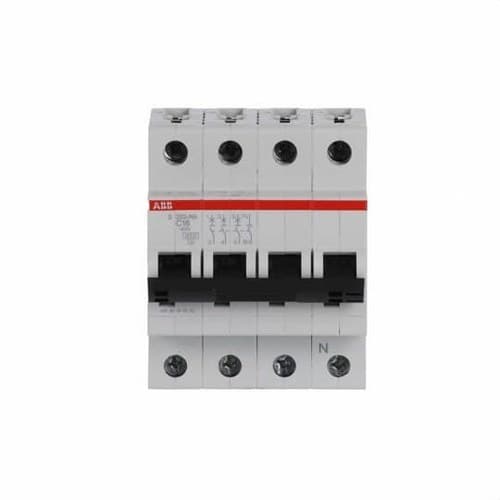 Leistungsschalter S203-C16NA 3P+N 16A Charakteristik C 10kA mit der Referenz 2CDS253103R0164 von der Marke ABB