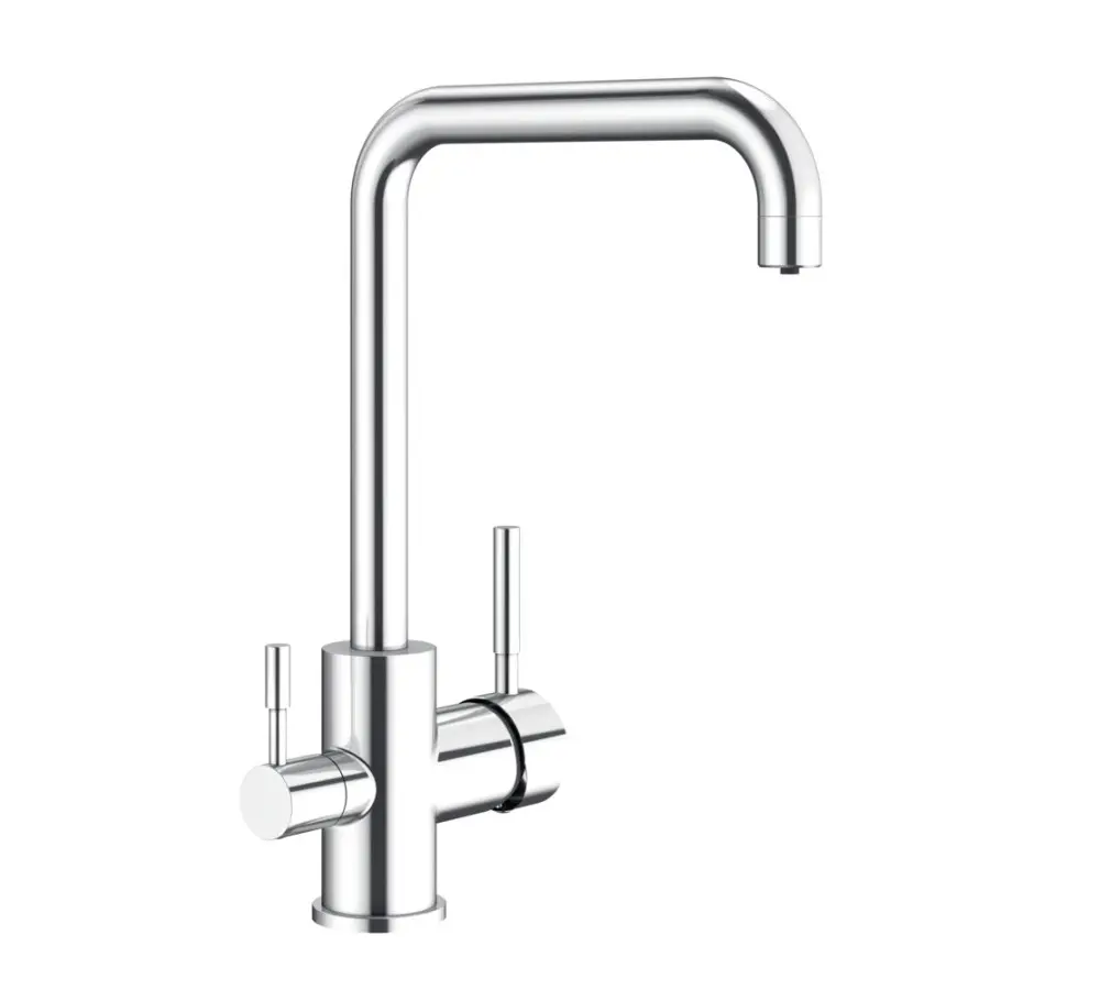 Single-lever kitchen tap with 3 ways Genebre TAU chrome with reference 65702 18 45 66 from the brand GENEBRE