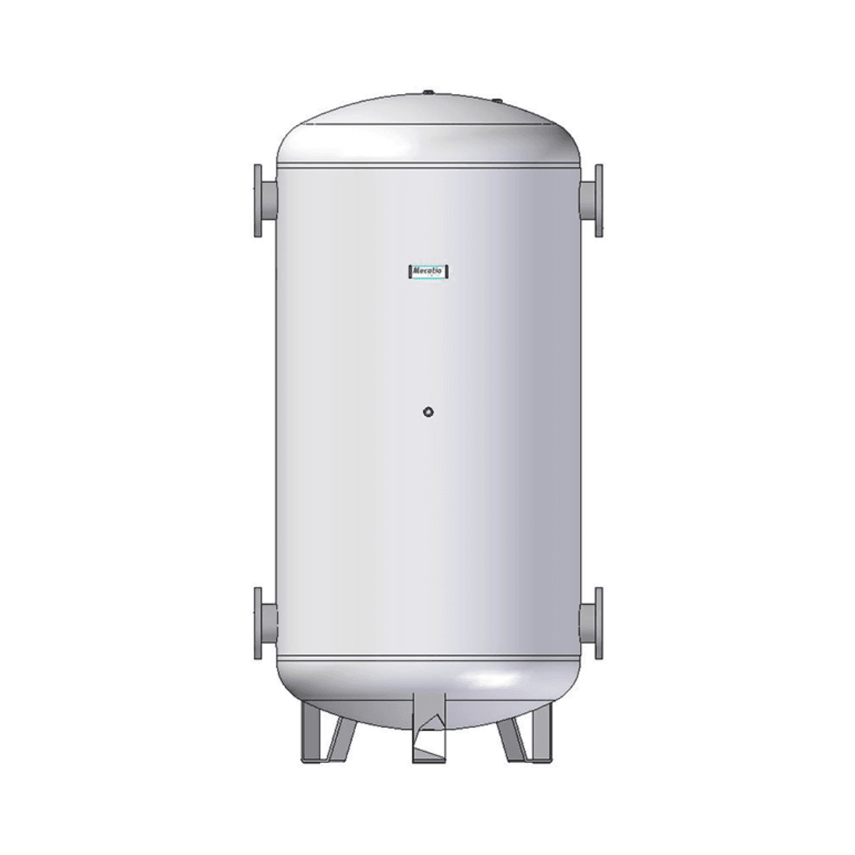Edelstahl-Trägheitstank Mecalia DPI/DI mit 100 Litern mit der Referenz 02704 von der Marke MECALIA