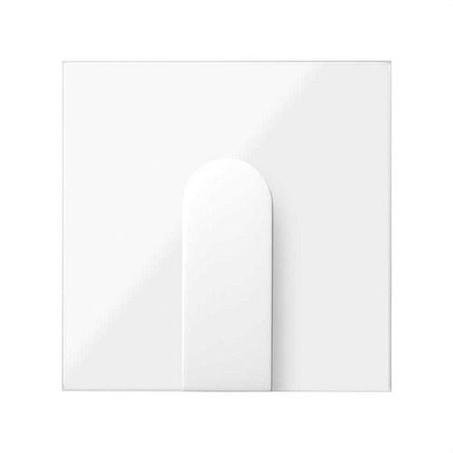 Kabelauslass-Abdeckung breit glänzend weiß Simon 100 mit der Referenz 10002051-130 von der Marke SIMON