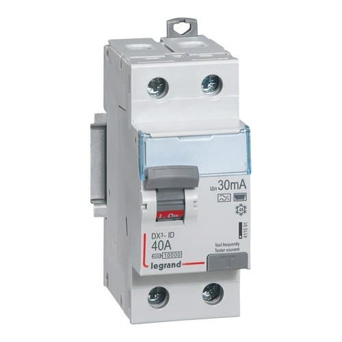 DX3 Differenzial 2P 40A 30mA Klasse HPI mit der Referenz 411591 von der Marke LEGRAND