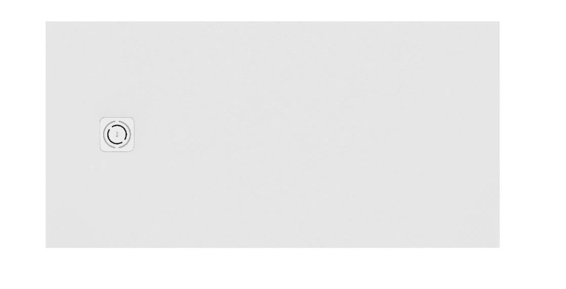 Extra-flache weiße Duschwanne aus Stonex® Roca Terran 1800x800mm mit der Referenz APA0170832001100 von der Marke ROCA