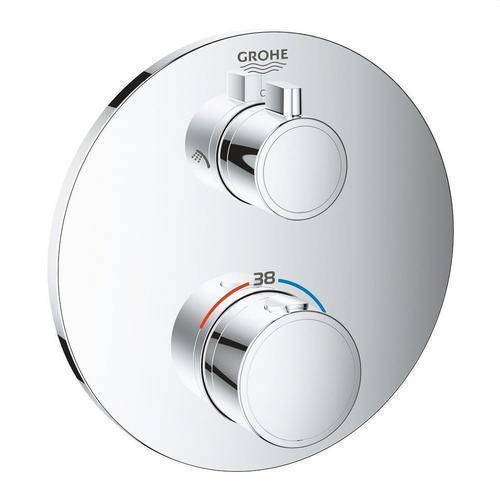Duschtermostat für zwei Auslässe Grohtherm Chrom mit der Referenz 24076000 von der Marke GROHE